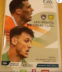 Armagh v Donegal Clones June 12 2022 Football GAA Official Match Programme