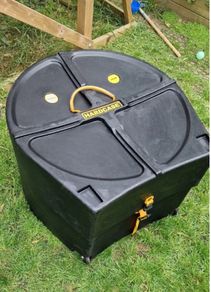Hardcase HN22B Bass Drum Case on Wheels