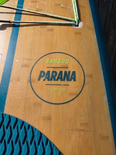 Jobe Parana Bamboo 11'6 Hard SUP Paddle Board with Paddle & Leash