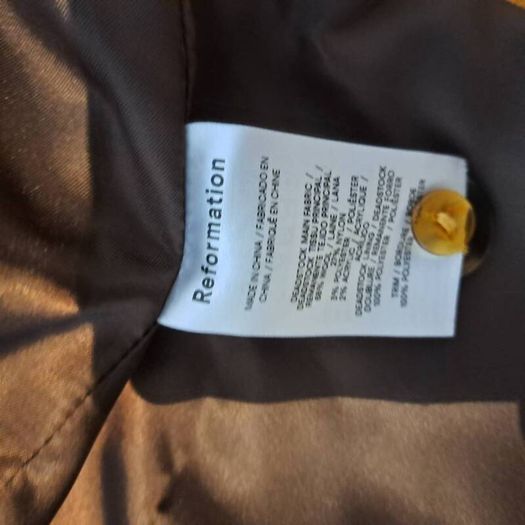 New Reformation Jacket Size S