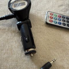 car Fm transmitter with remote control