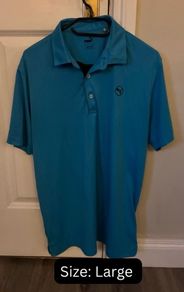mens puma golf top