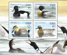 2004 Ireland Fauna & Flora (Native Ducks) Commemorative Stamps Miniature Sheet Mint Never Hinged (MNH)