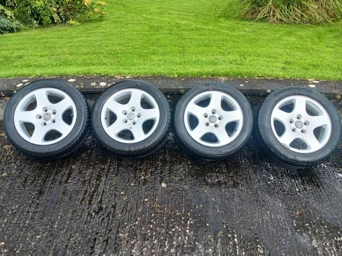 6 sets of Vag alloy wheels for sale, garage clear out