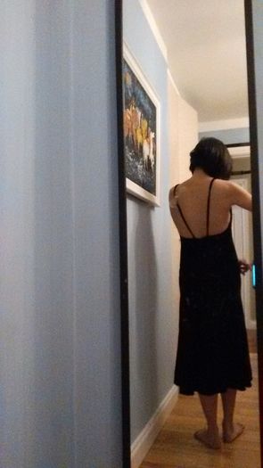 JUST CAVALLI black fitted dress