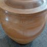 Antique French stoneware glazed pot with lid 40L Image 7