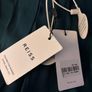 Reiss Pleated Long Sleeve Midi Dress Image 5