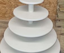 Large 4 Tier Wooden Display Stand