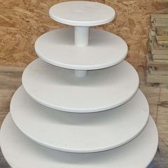 Large 4 Tier Wooden Display Stand