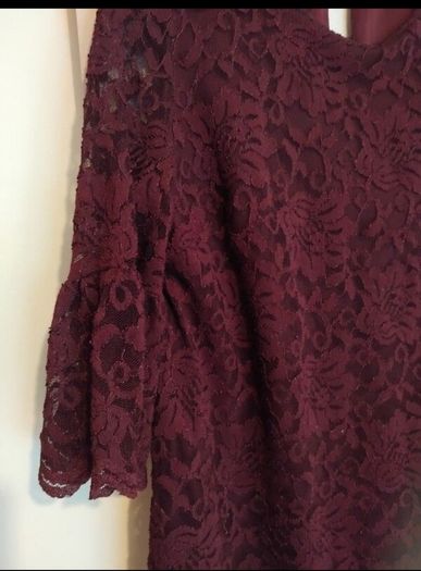 Burgundy Dress