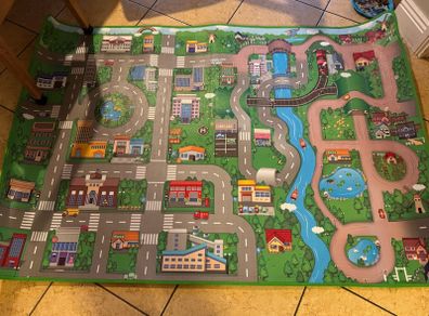 Large play mat. Road mat.