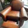 M&S Leather Reclining armchair Image 5