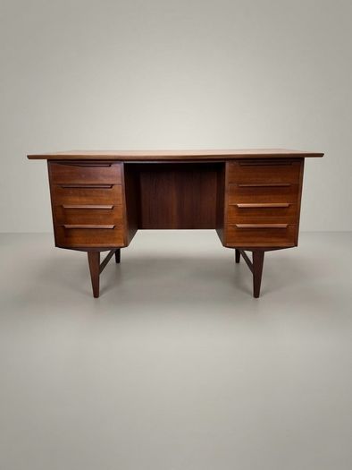 Mid - Century 1960s Danish Teak Desk