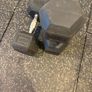 Dumbbells Rubber Hex 15kg Pair Image 3