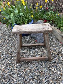 Old Rustic Elm Bench