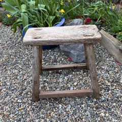 Old Rustic Elm Bench