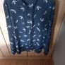 Ladies Navy Print Blouse Image 3