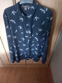 Ladies Navy Blouse