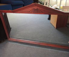 Mirror with Wooden Surround