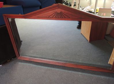 Mirror with Wooden Surround