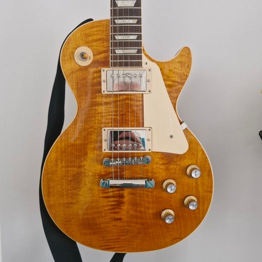 gibson les paul standard 60s Honey amber Figured Top
