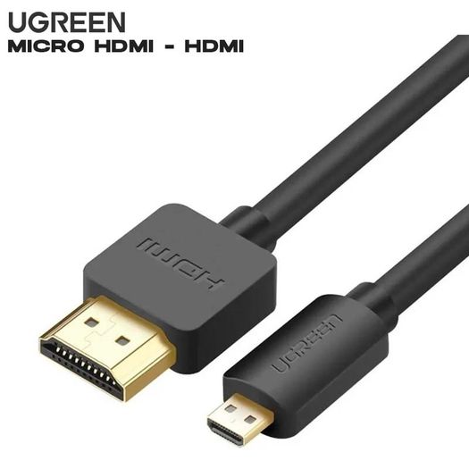 Micro HDMI Male to HDMI Male 4K Cable Black (1.5m)
