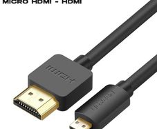 Micro HDMI Male to HDMI Male 4K Cable Black (1.5m)