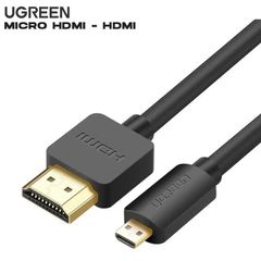 Micro HDMI Male to HDMI Male 4K Cable Black (1.5m)