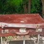 Vintage Leather Suitcase Image 3