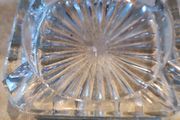 Small Crystal Ashtray No Stamp.