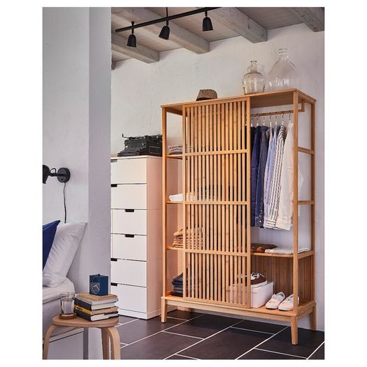 Nordkisa Ikea Bamboo Wardrobe