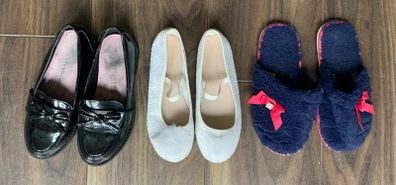 Girls Black Shoes & Slippers: Size 13