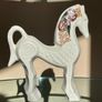 Vintage 1980's Cre Irish Porcelain Celtic Horse, Joe McCaul Image 7