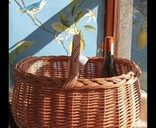 NEW Wicker shopping basket, ideal for the car& top up shop, mushroom picking, picnic. The best quality, sturdy