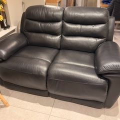 2 seat leather sofa
