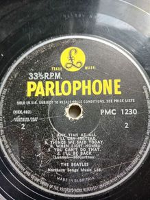 Beatles vinyl  LP  Hard days night
