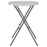 Folding Bar Table White 80x110 cm HDPE Image 2