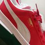 PUMA Suede Classic XXI Trainers- High Risk Red/Puma White- UK 10 Image 5