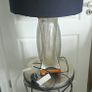 Mercury glass table lamp Image 4