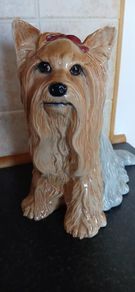 beautiful Yorkshire terrier figurine