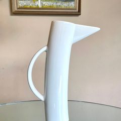 Arabia Storybirds Oliver White Ceramic Vase, Vintage 90's Finland