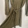 Midi Khaki dress Image 4