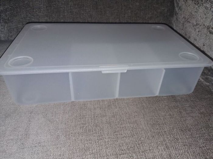 Ikea Glis Storage Box With 5 Compartments - Size - 34cm x 21cm - RRP - 5.00