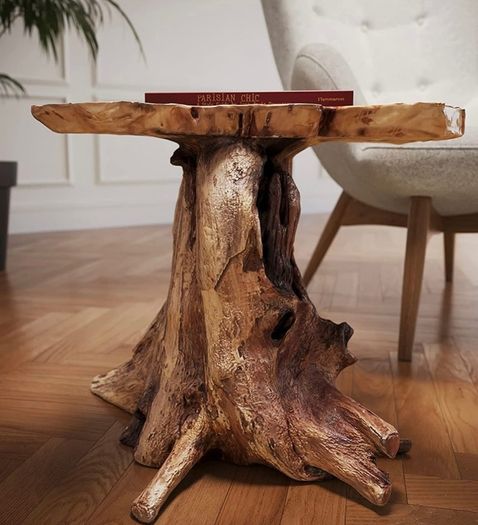 Rustic Design Side Table Tree Small Nature (FREE POSTAGE)