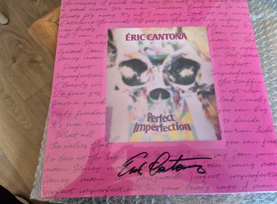 Eric Cantona Signed sealed Vinyl Record Perfect Imperfection