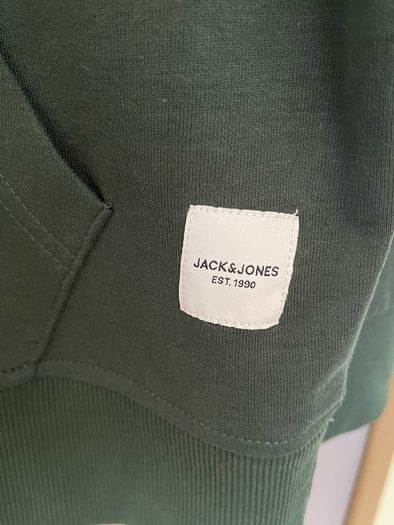 Men's Hooded jacket Jack&Jones size XL, Dark Green color.