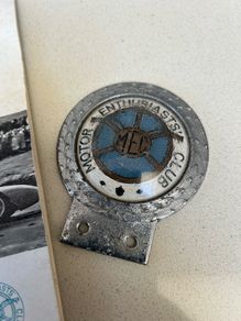 Motor Enthusiasts Club Car Badge & Programme