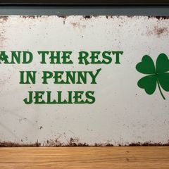 Irish Quote Tin Metal Sign
