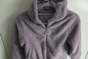 Lilac Hooded Fleece Jacket
