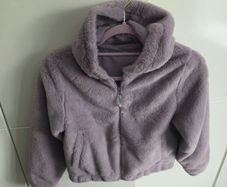 Lilac Hooded Fleece Jacket
